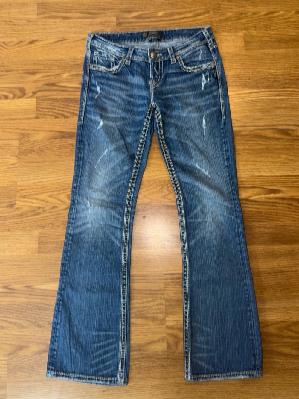 Super Cool Silver Aiko Jeans